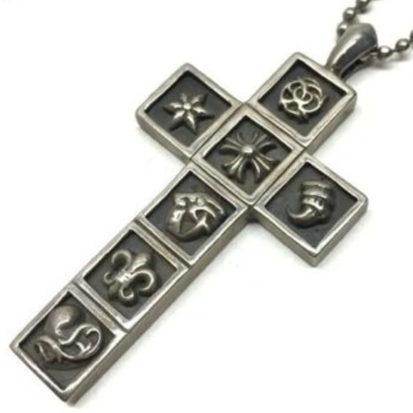 Chrome Hearts - Sterling Silver Cross Pendant - Picture 5 of 6
